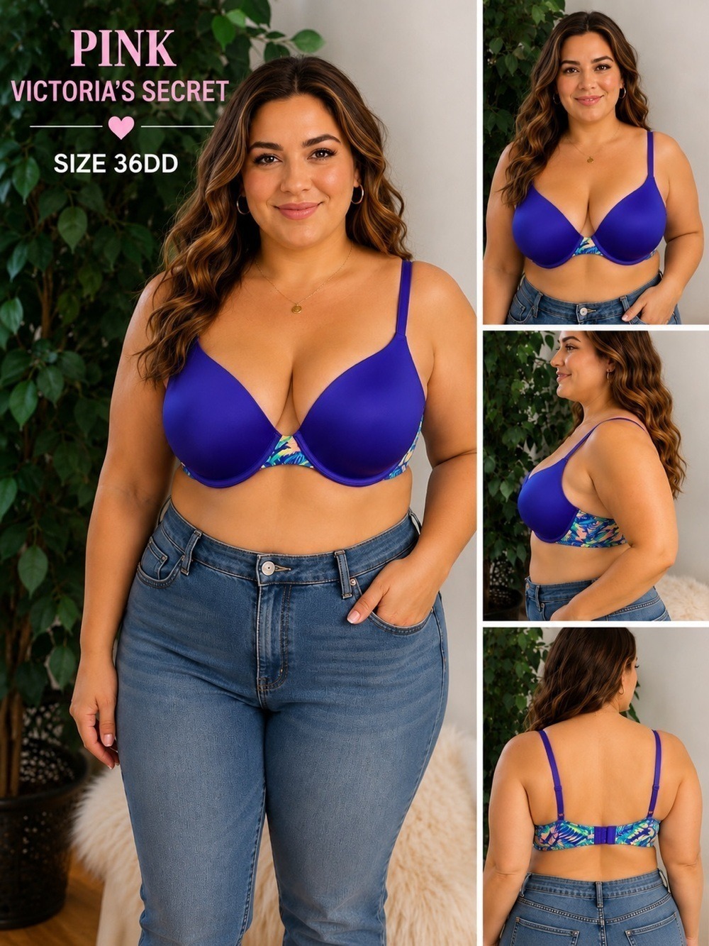 PINK by Victoria’s Secret Wear Everywhere Lightly Lined/padded Bra 36DD
